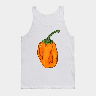 Habanero Orange Chili Pepper Tank Top